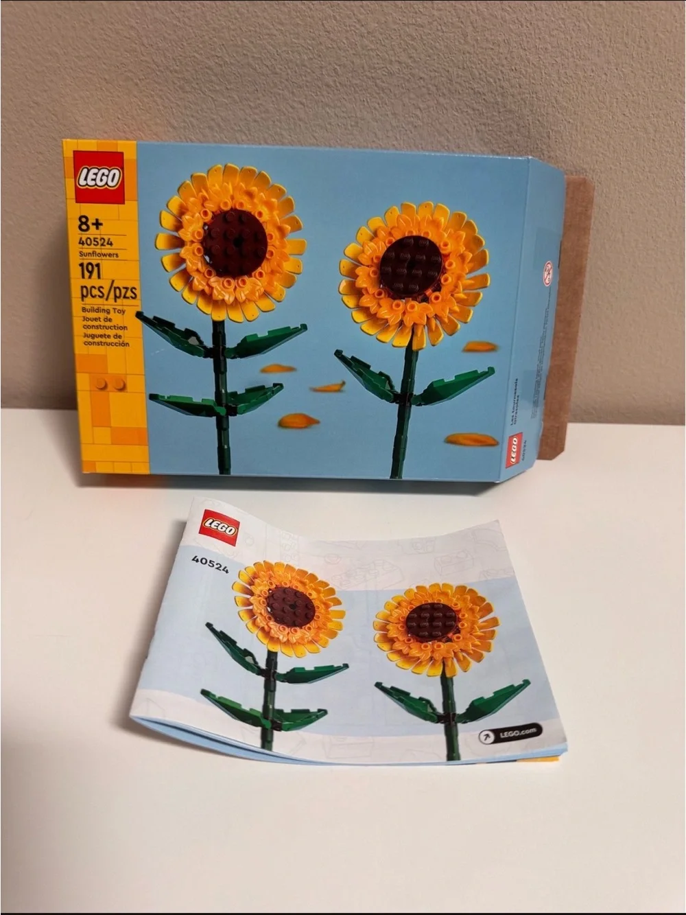 LEGO Sunflowers Building Toy Set 40524